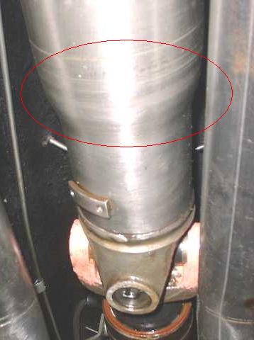 Tapered Driveshaft, Front